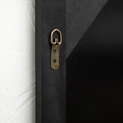 24" X 30" Wood And Brass Wall Mirror Blue - Opalhouse™ Designed With Jungalow™ 3 24" X 30" Wood And Brass Wall Mirror Blue - Opalhouse™ Designed With Jungalow™ - Image 3