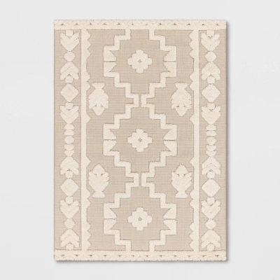 Outdoor Rug Tufted Cream - Opalhouse™ 5 Outdoor Rug Tufted Cream - Opalhouse™ - Image 5