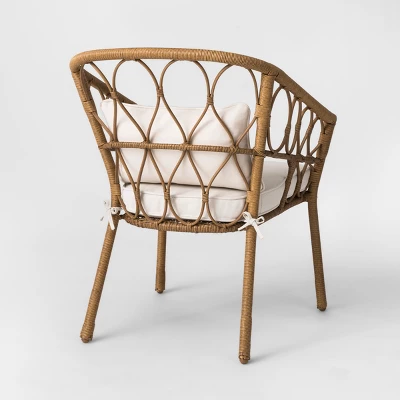 Britanna 3pc Patio Bistro Set Natural/Linen - Opalhouse™ 3 Britanna 3pc Patio Bistro Set Natural/Linen - Opalhouse™ - Image 3