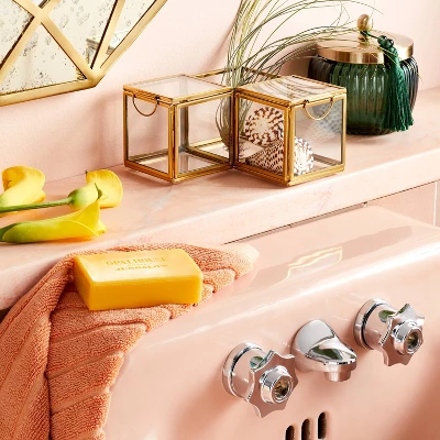 Metal Glass Decorative Box Gold - Opalhouse™ Designed With Jungalow™ 1 Metal Glass Decorative Box Gold - Opalhouse™ Designed With Jungalow™