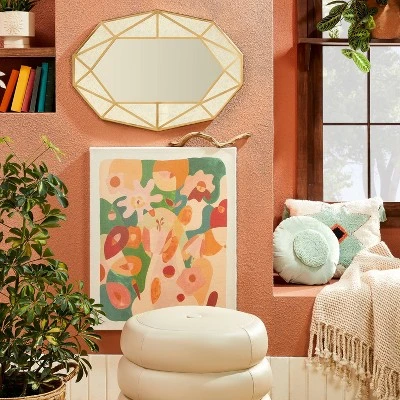 Antique Decorative Wall Mirror - Opalhouse™ Designed With Jungalow™ 1 Antique Decorative Wall Mirror - Opalhouse™ Designed With Jungalow™