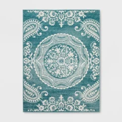 Vintage Medallion Outdoor Rug Turquoise - Opalhouse 6 Vintage Medallion Outdoor Rug Turquoise - Opalhouse -Opalhouse GUEST 6c0eb72d 44c2 4f9e 87fc 5063aebde8d8