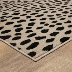 Daffodil Leopard Print Woven Rug - Threshold™
