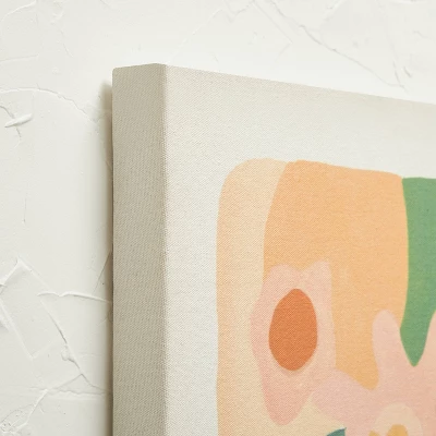 24" X 30" Floral Abstract Unframed Wall Canvas Green - Opalhouse™ Designed With Jungalow™ 2 24" X 30" Floral Abstract Unframed Wall Canvas Green - Opalhouse™ Designed With Jungalow™ - Image 2