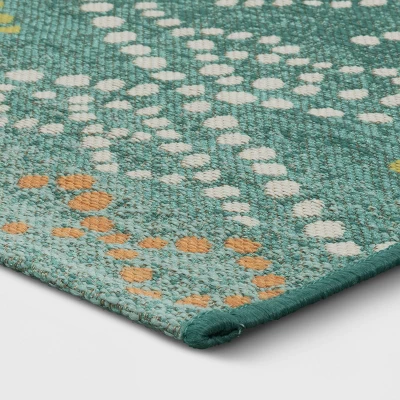 5' X 7' Outdoor Rug Global Aqua - Opalhouse™ 1 5' X 7' Outdoor Rug Global Aqua - Opalhouse™