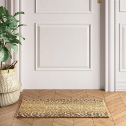 Opalhouse 27 Elderberry Snake Skin Print Woven Rug Gray - Opalhouse