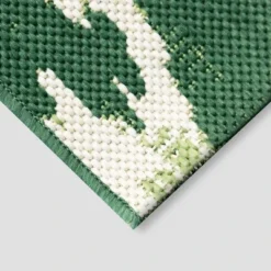 5' X 7' Peacock Ikat Outdoor Rug Green - Opalhouse™