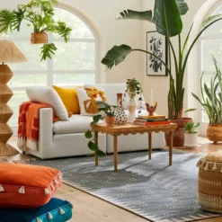 Opalhouse 21 Dot Pattern Boarder Rug - Opalhouse™ Designed With Jungalow™