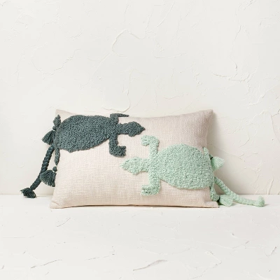 Two Lizard Punch Needle Lumbar Throw Pillow - Opalhouse™ Designed With Jungalow™ 5 Two Lizard Punch Needle Lumbar Throw Pillow - Opalhouse™ Designed With Jungalow™ - Image 5