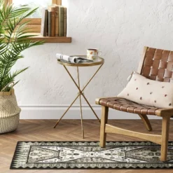 Opalhouse 29 Buttercup Diamond Vintage Persian Woven Rug - Opalhouse