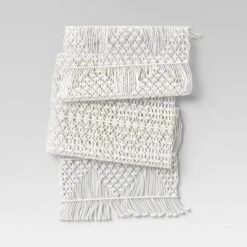 Cotton Macrame Runner White - Opalhouse™ 5 Cotton Macrame Runner White - Opalhouse™ -Opalhouse GUEST c5fab824 fe39 4973 9dab 7f6bd6fcfb15
