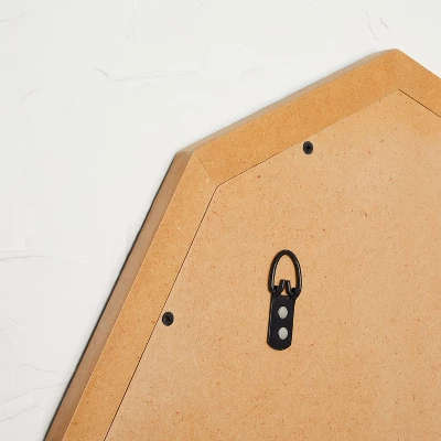 18" X 24" Wood Resin Decorative Wall Mirror Brown - Opalhouse™ Designed With Jungalow™ 3 18" X 24" Wood Resin Decorative Wall Mirror Brown - Opalhouse™ Designed With Jungalow™ - Image 3