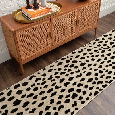 Daffodil Leopard Print Woven Rug - Threshold™ 7 Daffodil Leopard Print Woven Rug - Threshold™ - Image 7